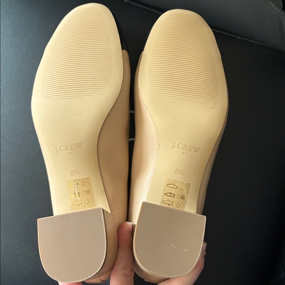 J. Crew Black and Tan Cap Toe Heels - Picture 4 of 6